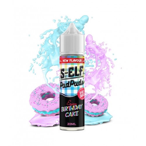 S-Elf Juice Pud Puds Birthday Cake Flavour Shot 20ml/60ml